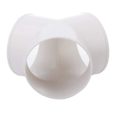 Three Way Duct Connector Duct Splitter For Exhaust Fans And Dryer Vents 4 Inch Diameter Y Shape Built Tough From Premium PP Plastic