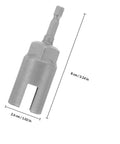 Hex Shank Slotted Wing Nut Socket Wrench For Hurricane Shutters And Panel Nuts A Sweet Upgrade Multi Function Drill Driver, 8cm.