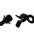Fuel Door Hinge Spring And Filler Door Holder Kit For Toyota Tacoma And Tundra 2000-2022 77366-35030 77367-35010 Gas Tank Lid Hinge Spring And Catch Latch Easy Install, black metal parts