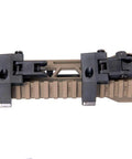 Ultralight Flip Up Sight, 45 Degree Offset Rapid Transition Front And Rear Backup Sights for rifles on Picatinny rail
