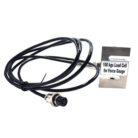 Electronic Digital Force Gauge For Tension And Compression With 100 Kg Capacity And Dual Hooks, 3 Unit Modes (Kg, Lb, Newton), 0.05 Resolution, Plus Minus 0.5 Percent Plus Two Digits Accuracy, LCD Backlit Display, Handy Testing Tool load cell with cable