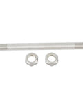 Beefy Aluminum Alloy Clamp Bracket Bolt Kit For Outboard Engines, Heavy Duty Hardware With Nuts Screws Bushings And Washers