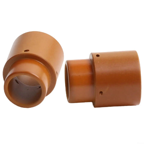 Precision Plasma Air Diffuser 13788 Fits Eastwood Versa 40A And Pro 70 two brown fittings for plasma cutting tools