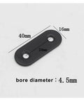 10 Piece Stainless Steel Straight Bracket Set For DIY Fixes At Home Across Projects, flat plate dimensions displayed