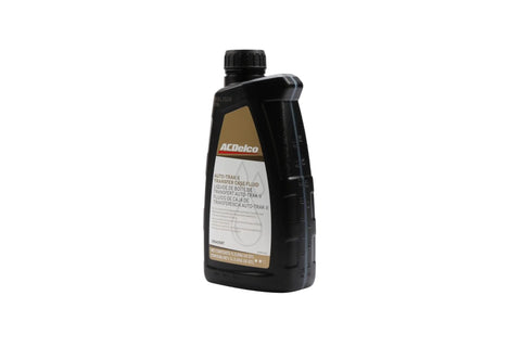 Transfer Case Auto Fluid For All Wheel Drive Rigs And SUVs, heavy duty gear lubricant bottle angled view, smooth shifts.