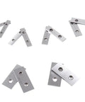 Pro Grade One Eighth Inch Thick Precision Parallel Sets, Ten Pairs, Three Inch Length, Hardened Alloy Steel, Two Holes In Each Parallel