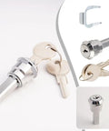 Rugged Toolbox Lock With Keys For Universal Drawer And Cabinet Security Waterproof Stainless Die Cast Steel Rustproof Lock Kit