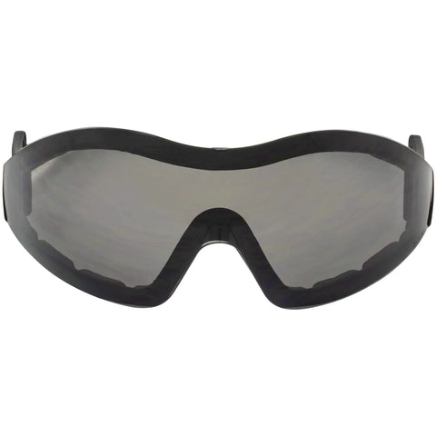 Front view of Anti-Fog Goggles With Smoke Lens For Bright Sun, Z87.1 Safety Rated Eye Protection, shatterproof polycarbonate lens