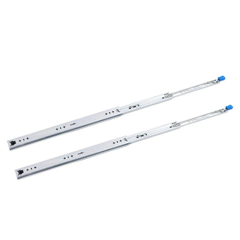 Beefy 20 Inch Drawer Slides With Full Extension Ball Bearings 3 Fold Locking 264 Lb Load Durable Built For RVs Trucks Industrial Drawers And Server Cabinets, pair