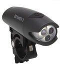 Beamer 3 Bike Headlight With Nichia LEDs Long Run Time Up To 100 Hours 220 Degree Visibility IPX6 Water Resistant Includes 2 AA Batteries