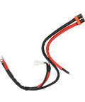 Main Power Connection Cable For Electric Motorcycle Battery, weatherproof durable plug, visible connectors, black and red wires