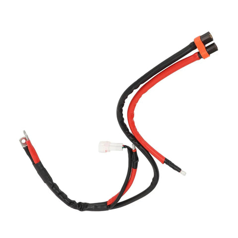 Main Power Connection Cable For Electric Motorcycle Battery, Weatherproof Durable Plug, black and red wiring
