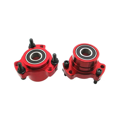 Front Wheel Hub Set Two Pack With Five Eighths Inch Bearing And One Quarter Inch Bolts For Race Go Kart Drift Trike Easy Install
