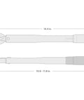Diagram of 3/8 Inch Drive Micrometer Torque Wrench With Audible Click For Precise Tightening 10 80 Ft Lb Range Case Included Manual