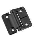 Black zinc alloy torque hinge for furniture doors and cabinets, 2.8Nm torque, 1Pcs, durable box hinge for smooth, heavy-duty opening and closure.