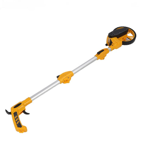 Jauarta Distance Measuring Wheel Portable Accurate Measure Tool for with extendable handle and rubber wheel for easy measuring.