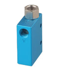 Badass Heavy Duty Pneumatic Vacuum Ejector Air Operated Venturi Pump With Premium Aluminum Body close-up of valve block