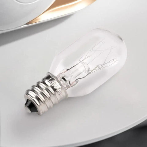 Single bulb from Six Pack E12 Candelabra Base 15W Incandescent Bulbs For Himalayan Salt Lamps And Plug In Night Lights Dimmable Brightness