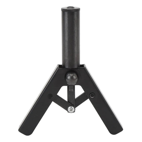 Heavy Duty Manual Rivet Tool Kit For One Hand Use With Ergonomic Grip And Universal Nosepiece For Installing Metal And Plastic Fasteners On Vehicle Trim And Home Projects Without Needing Power Tools, black metal tool front view