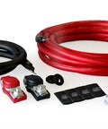 XS Power XP FLEX 2 AWG Racing Cable Kit: red 16ft power cable, black 3ft ground cable, terminals and clamps