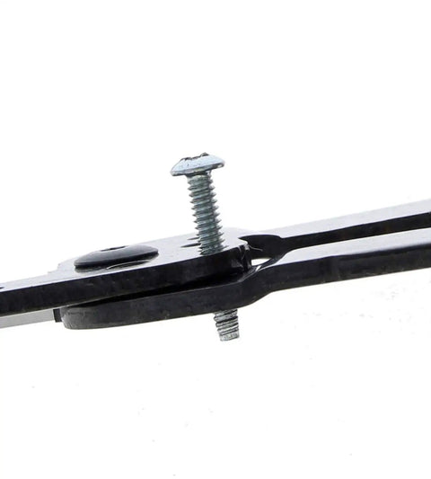 Close-up view of 7 In 1 Wire Stripper And Cable Cutting Tool For Stranded Solid NM And UF Wire Pro Grade Electrician Hand Tool.
