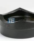 Close-up of 2-1/2 Inch Conduit Punch and Die Set for Hydraulic Knockout Driver With 3/4-16 Thread, black oxide finish, tool steel