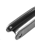 Close-up of Heavy Duty Stainless Steel Flopper Barb For 7mm And 8mm Speargun Shafts Replacement Barbs With Solid Pin And Rivet.