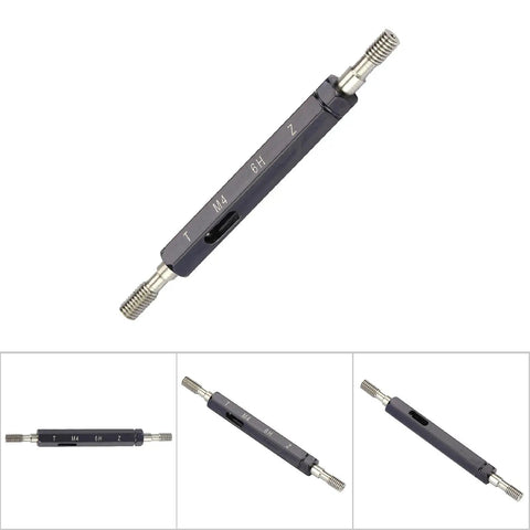 Pro Grade Thread Plug Gauge In Steel For Precise Internal Thread Measurement M4x0.7 Taper Shank Under 100mm And Double Screw 100mm Feeler Gauge Style