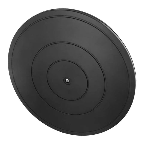 Rotating Lazy Susan Turntable With Ball Bearing Swivel 360 Degree Kitchen Cabinet Organizer, non-slip black surface 8 to 16 inch