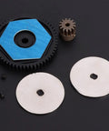 Beefed Up Metal 56T Spur Gear And 12T Pinion Gear Set with screws and gaskets for RC Cars 32P replacement upgrade parts SCX10 II