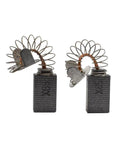Top Tier S96 Carbon Brush Set Two Piece Heavy Duty Aftermarket Upgrade Fits OEM 1619X08020 Heat Resistant Motor Parts No Sweat Performance Guaranteed For Tough Jobs, showing heat-resistant carbon brushes.