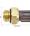 Radiator Coolant Fan Switch And Water Temperature Sensor Replacement For Honda Accord Civic CRV Odyssey Insight S2000 And Acura CL TL RSX TSX 1992 To 2005 OEM 37760 P00 003, brass sensor 40mm