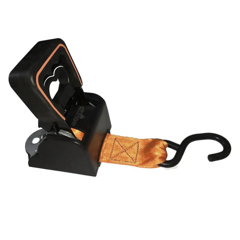 Heavy Duty 6 Foot Retractable Ratchet Tie Down Straps 2 Pack With 3000 Lb Break Strength And 1000 Lb Working Load Limit
