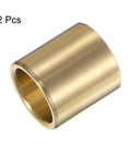 Tough As Nails 2 Pack Solid Brass Sleeve Bearings 30mm X 38mm X 40mm Oilless Bushings for heavy machinery close-up view.