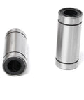 Heavy Duty Linear Ball Bearings 6Mm 8Mm 10Mm 12Mm Lm Luu Bushings With Glides Like A Dream Action For 3D Printers And Cnc Machines, stainless steel with round cores.