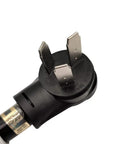Beefy 50 Amp 250 Volt Outdoor Extension Cord 36 Ft 10-50P To 10-50R For Electric Range Stove Oven UL Listed STW 6 AWG 3 C Copper Nickel Plated Brass Terminals plug