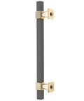 Two Tone Wardrobe Handle And Cabinet Pull Upgrade For Closet Doors And Kitchen Cabinets Metal Drawer Pulls In Gold And Grey Finish