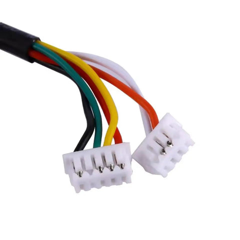 Close-up of connector wires for M8N GPS Module With Built In Compass And Antenna Mount For Pixhawk Flight Controller GNSS Receiver