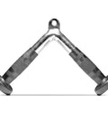 Tricep Press Push Down Bar V Handle Close Grip Cable Attachment For Gym Gains Workouts, Pro Tricep V Bar With Rubber Hand Grips, Solid Steel