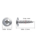 Must Have DIY Screw Kit For Home Projects No 8 Self Tapping Sheet Metal Screws And No 8 Phillips Truss Head Wood Screws In Stainless Steel Plus 1 Inch Wall Nails Zinc Drywall Screws And Drywall Anchors Assortment Kit