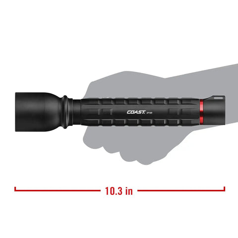XP18R 3650 Lumen USB C Rechargeable Dual Power LED Flashlight With Pure Beam Slide Focus And Top Grade Aluminum Build For Camping And Home And Outdoors Everyday Powerhouse Black 30323