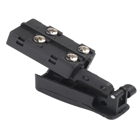 Pro Level Self Locking Trigger Switch Replacement For BGV 2122 004 Angle Grinder And Polisher Heavy Duty, black design with screws.