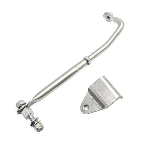 Adjustable Boat Engine Stainless Steel Steering Tie Rod Drag Link Kit 315 to 395 mm and 12.4 to 15.55 in for Beefy Durable Marine Steering Upgrades and Easy Install, stainless outboard linkage