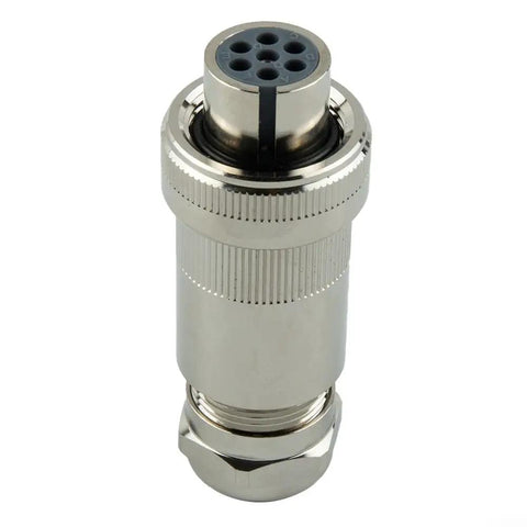 Tough As Nails Heavy Duty Seven Pin Connector For Proportional And Hydraulic Valves Full Metal Quick Connect with sturdy design.