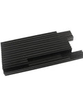 Top Shelf 3D Printer Parts Kit Upgrades Your Maker Rig With BLV MGN Cube Aluminum Extrusion 2020 And 2040 Profiles Offers 454 Mm Vertical Clearance In Sleek White Finish, showing black aluminum extrusion bars.