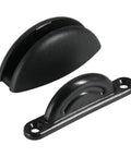 Heavy Duty Door Catch Stopper Holder Keeps Cabinet And RV Doors Open Securely To Save Walls From Scuffs Dents While Nylon Build Delivers Rock Solid Durability For Boat Motorhome Home Use Anywhere, in black.