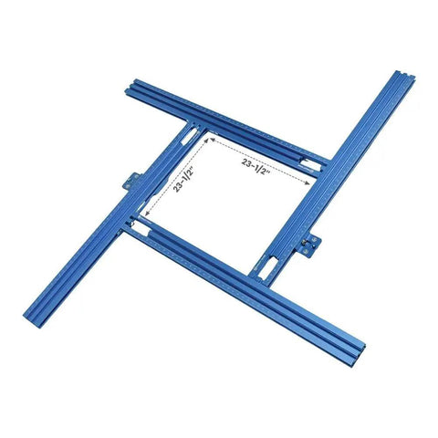 Heavy Duty Adjustable Juice Groove Routing Jig Built From Tough Anodized Aluminum with 23.5-inch track for precise routing.