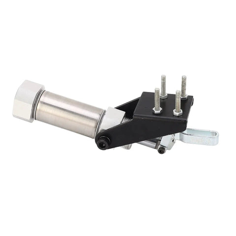 Heavy Duty Pneumatic Clamp With 50Kg Clamping Force QuickFix Air Hold Down Clamp For Air Cylinders Durable Silver Finish