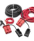 2 AWG Quick Disconnect Winch Power Cable 24 Ft Heavy Duty Plug And Play For Front Or Rear Mounted Winches Black Cable