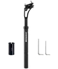 Beefy Suspension Seatpost For Tall Riders With 300 Pound Support And 28.6Mm Shim To Fit 28.6Mm Tubes, 400Mm Length, and tools